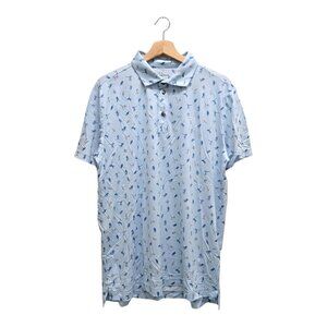 Chervo Men’s Albergo 175E Golf Polo Shirt Large Blue NWT